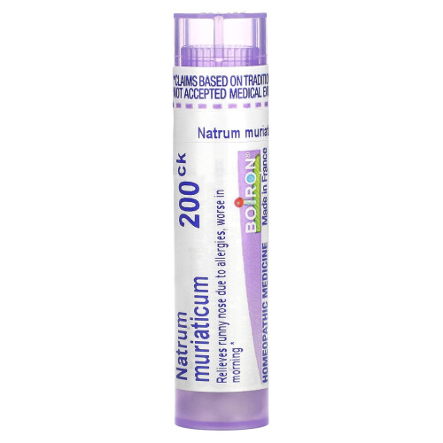 Boiron, Natrum Muriaticum, 200CK, Ca. 80 Pellets