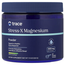 Trace Minerals Æ, Stress-X, Υδράργυρο Πώδες, Λεμόνι Λιμέ, 8.8 oz (250 g)