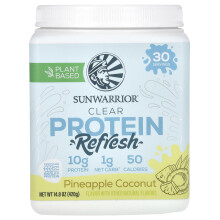 Sunwarrior, Jasnica Protein Refresh, Ananas Kokosowy, 14,8 oz (420 g)