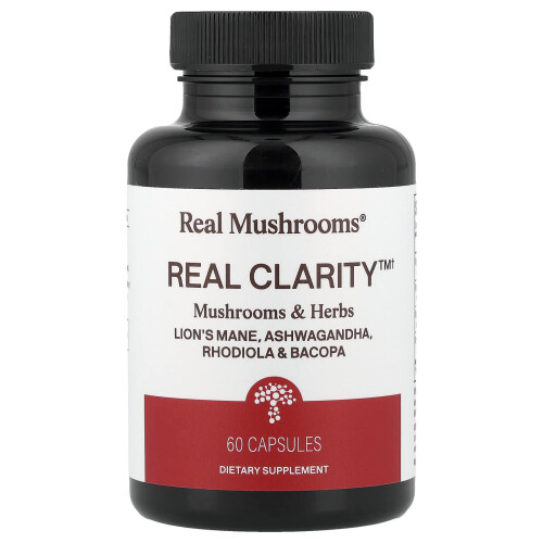 Αληθινά Μύκητα, RealClarity, Μύκητα + Φυτά, 60 Κάψουλες