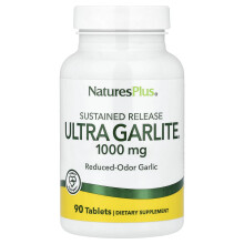 NaturesPlus, Sustained Release Ultra Garlite, 1,000 mg, 90 Tablets