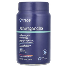 Trace Minerals Æ, Gume cu Ashwagandha, Passion Fruit Orange, 60 Gume