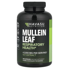 Havasu Nutrition, Mulleinaanblij, 180 Capsules (500 mg per Capsule)