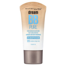 Maybelline, Traum BB Pure, Hautklarierende Schönheitscreme, 120 Mittel Durchsichtig, 1 fl oz (30 ml)