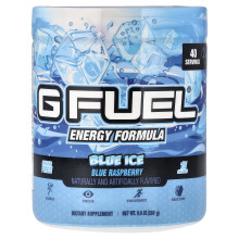 G FUEL, Energie-Formel, Blue Ice, Blue Raspberry, 9,9 oz (280 g)