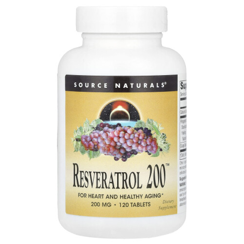 Πηγή Φύσης, Ρεσβεράτρωλ 200, 200 mg , 120 Φιάλες