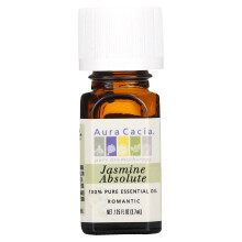 Aura Cacia, 100% Pure Essentiële Olie, Jasmine Absolute, 0,125 fl oz (3,7 ml)