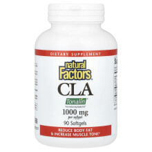 Natural Factors, CLA, 1,000 mg, 90 Gelatinosas