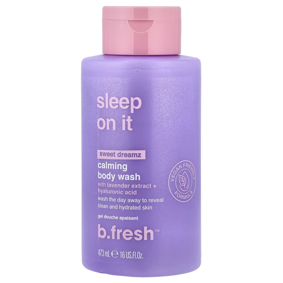 B.fresh Lavender Sleep On It, Calming Body Wash, Sweet Dreamz, 16 Fl Oz (473 Ml)