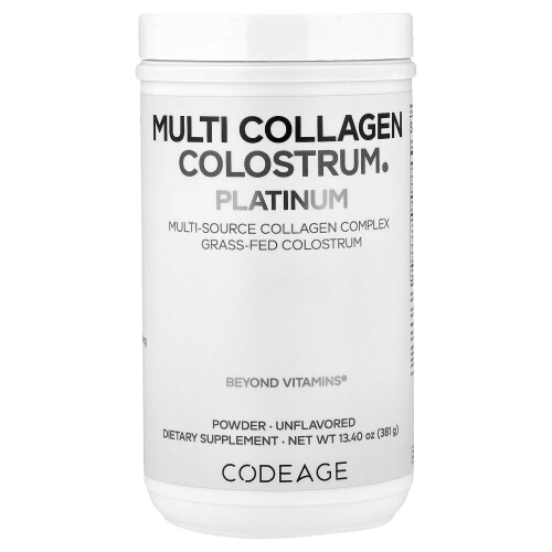 Codeage, Multi Collagen Colostrum Platinum, Ongezoet, 13.4 oz (381 g)