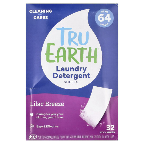 Tru Earth, Eco-ΣταρίπςÆ, Στεγανό Σαπούνι, Υπερπυκνωμένο, Λιλιάκη Αέλα, 32 Σταρίπς