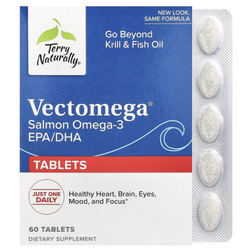Terry Naturally, Vectomega, 60 Tablets