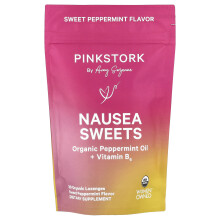 Pink Stork, Nauzofobia Słodkie, Słodkie Czerwone Piotruś Pan, 30 Organicznych Pastylek