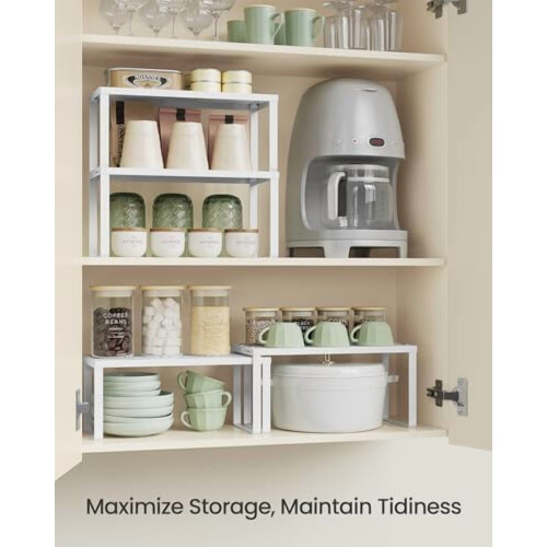 Set van 2 metalen kastplankorganizers 1