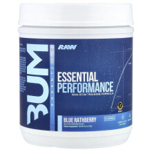 Raw Nutrition, Bum Essentials, Essential Performance, Non-Stim Training Formule, Blue Rathberry, 21,8 oz (618 g)