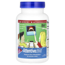 Source Naturals, Attentivo Bambino, Dolce & Acido, 30 Wafers Gustabili