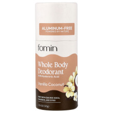 Fomin, Whole Body Deodorant, Aluminiumfrei, Vanille Kokos, 1,76 oz (50 g)