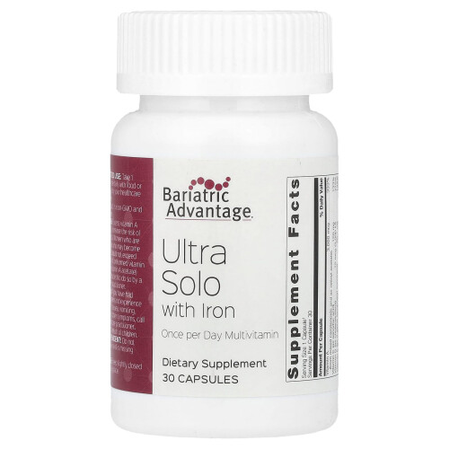 Bariatric Advantage, Ultra Solo com Ferro, 30 Cápsulas