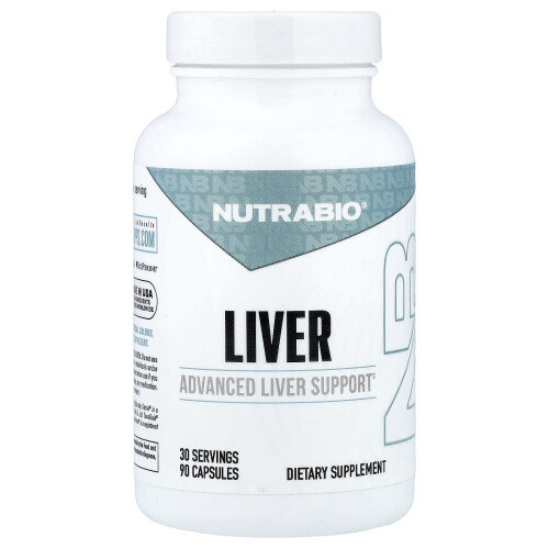 NutraBio, Leber, 90 Kapseln