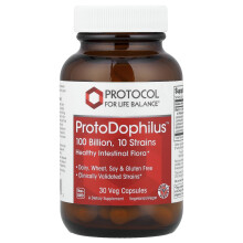 Protocol for Life Balance, ProtoDophilus, 100 Billion, 30 Veg Capsules