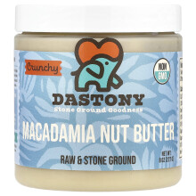 Dastony, Manteiga de Amendoim de Macadâmia, Crocante, 8 oz (227 g)