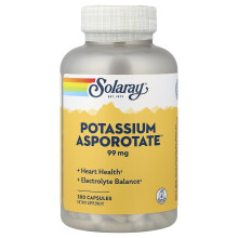 Solaray, Potassium Asporotate, 99 mg, 200 Kapslí
