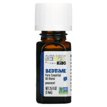 Aura Cacia, Kids, Pure Essentiële Olie Blend, Bedtijd, 0,25 fl oz (7,4 ml)