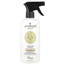 ATTITUDE, Furry Friends, Natural Pet Care, Stain & Odor Remover, Lavender, 16 fl oz (473 ml)