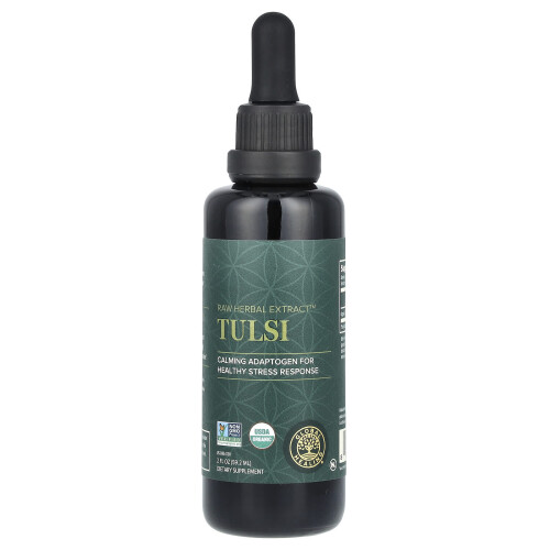 Global Healing, Ραγμένη Βοτανική Εξόρυξη, Tulsi, 2 fl oz (59.2 ml)