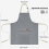 Kitchen Cooking Apron Adjustable Bib with 2 Pockets 2 Pack 2