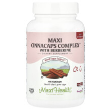 Maxi Health, Maxi Cinnacaps Complex Met Berberine, 60 Maxicaps