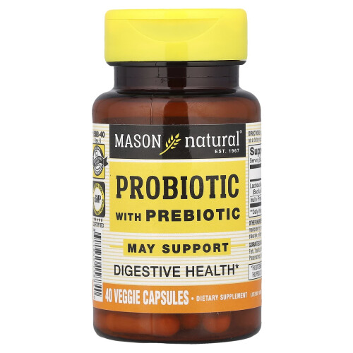 Mason Natural Probiotisk med Prebiotisk, 40 Veggie Capsuler