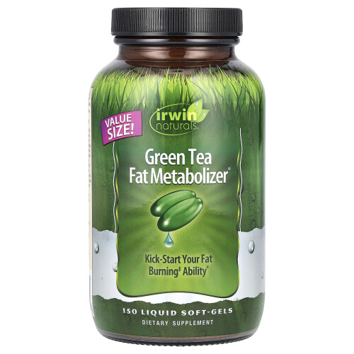 Irwin Naturals, Πράσινο Τσάι Μεταβολισμού Λιπαρών, 150 Λυκούλες Μοχλούς