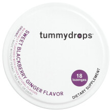 Tummydrops, Édes Fekete Ribizli Ginger, 18 Cseppek