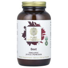 Pure Synergy, Beet, Biologische Sinaasappel Sap Poeder, 6.4 oz (180 g)