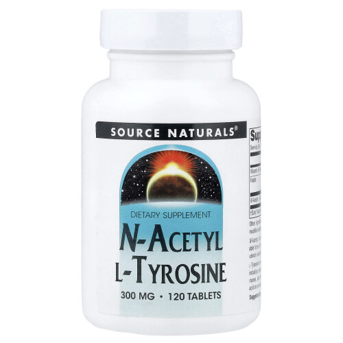 Source Naturals, N-Ακετυλο L-Τυροσίνη, 300 mg, 120 Tablets