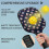 Σετ κουπιών Pickleball με κουπιά από fiberglass σε σχέδια λουλουδιών, 2 μπάλες και τσάντα – 4