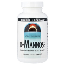 Source Naturals, D-Mannose, 500 mg, 120 Kapseln