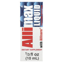 Allimax, Liquid with Allisure, 40 mcg , 1/3 fl oz (10 ml)