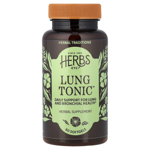 Herbs Etc., Lung Tonic, 60 Softgels