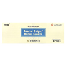 Yunnan Baiyao, Herbal Powder, 6 Flaskor, 4 g Varje