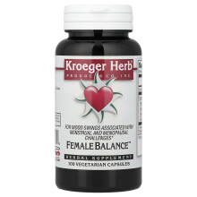 Kroeger Herb Co, Female Balance, 100 Vegetarian Capsules
