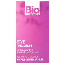 Bio Nutrition, Øjet Velfærd med Zeaxanthin, 60 Vegetariske Capsler