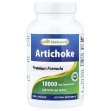 Best Naturals, Articszóka, 180 kapszula (500 mg per kapszula)