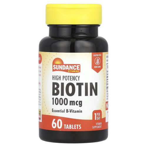 Sundance Vitamins, High Potency Βιταμίνη Βιωτική, 1,000 mcg, 60 Tablets