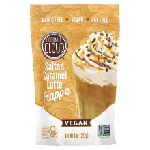 Coconut Cloud, Vegan Saltzsal, Karamell Latte Frappe, 8 oz (227 g)