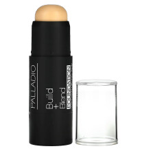 Palladio, Build + Blend Foundation Stick, Natuurlijke Beige BBFS04, 0,25 oz (7 g)