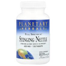 Planetary Herbals, Full spektrum, stekande nässla, 420 mg, 120 tabletter