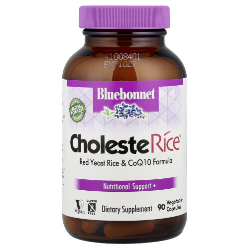 Bluebonnet Nutrition, CholesteRice, 90 Vegetable Capsuleja