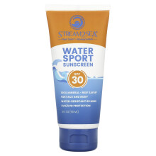 Stream2Sea, Vand Sport Solcreme, SPF 30, Parfumfri, 3 fl oz (90 ml)